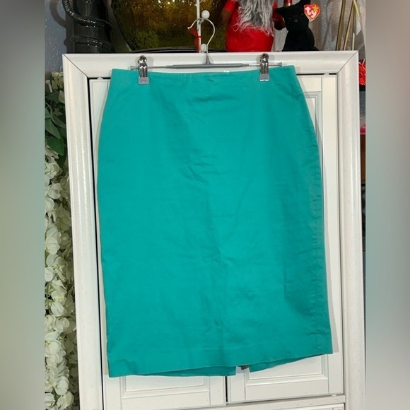 Ann Taylor Dresses & Skirts - Pinup Style Pencil Skirt Mint Green Fitted Size 6 Retro Office Business Casual